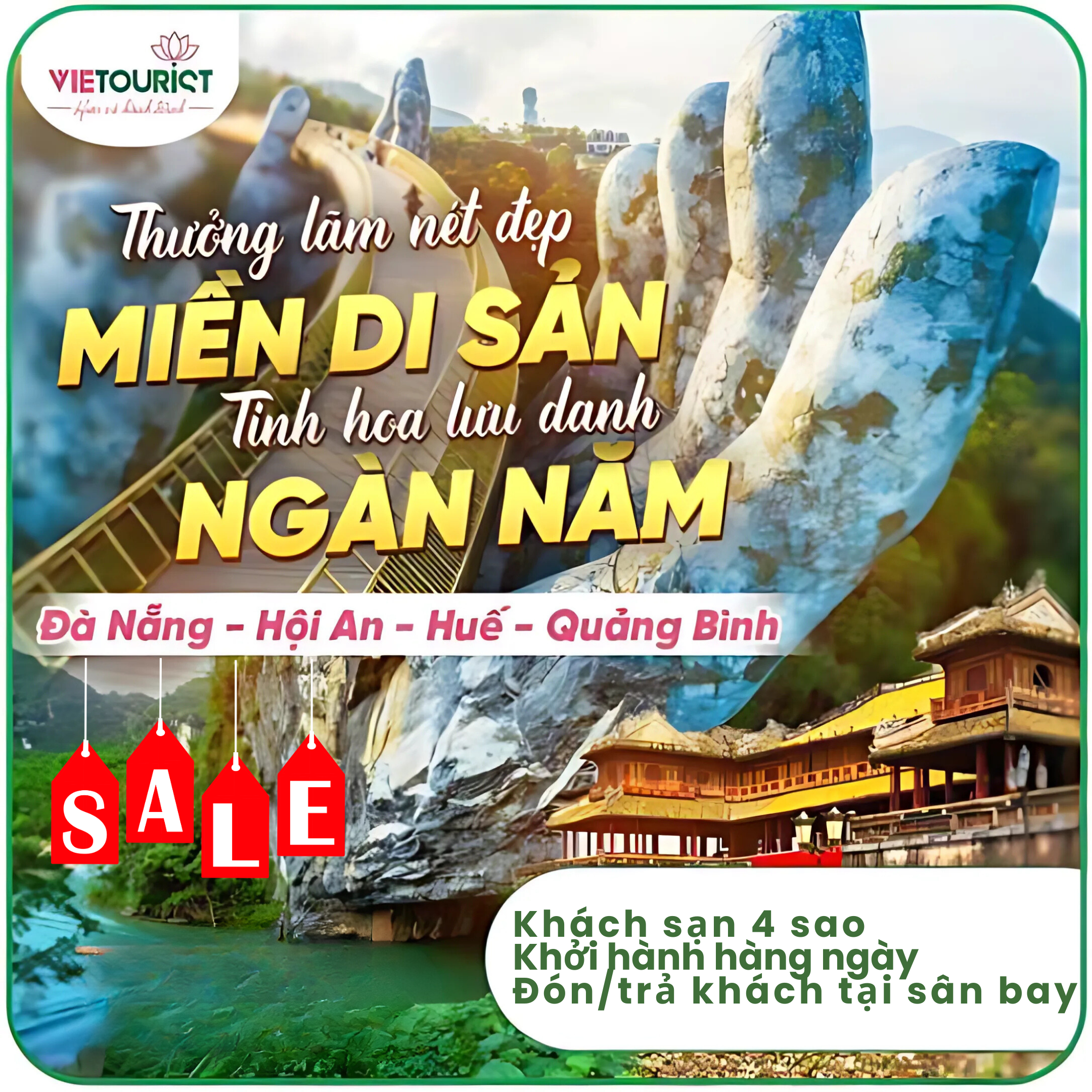 TOUR DU LỊCH ĐÀ NẴNG - HỘI AN - HUẾ - QUẢNG BÌNH