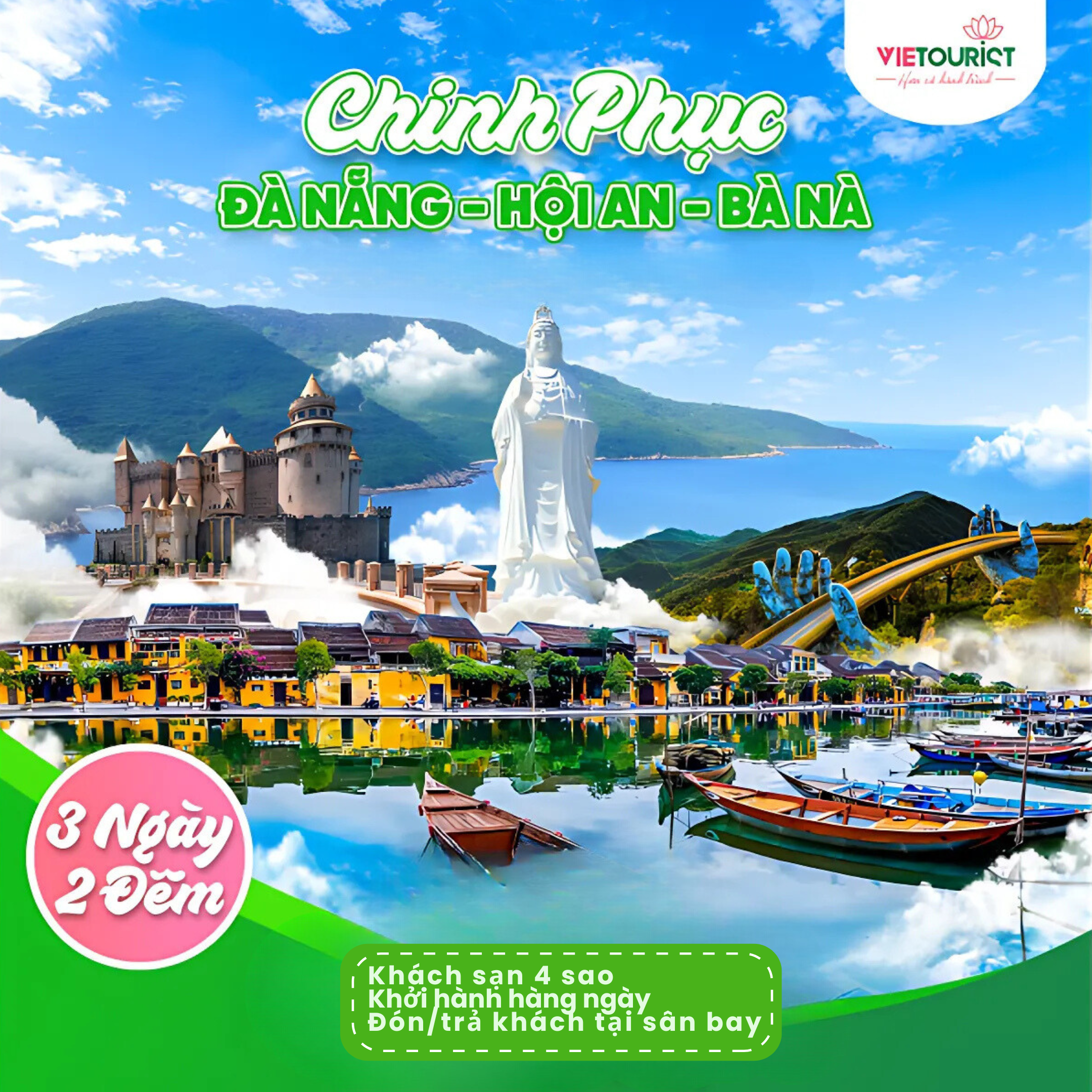 TOUR DU LỊCH ĐÀ NẴNG 3 NGÀY 2 ĐÊM