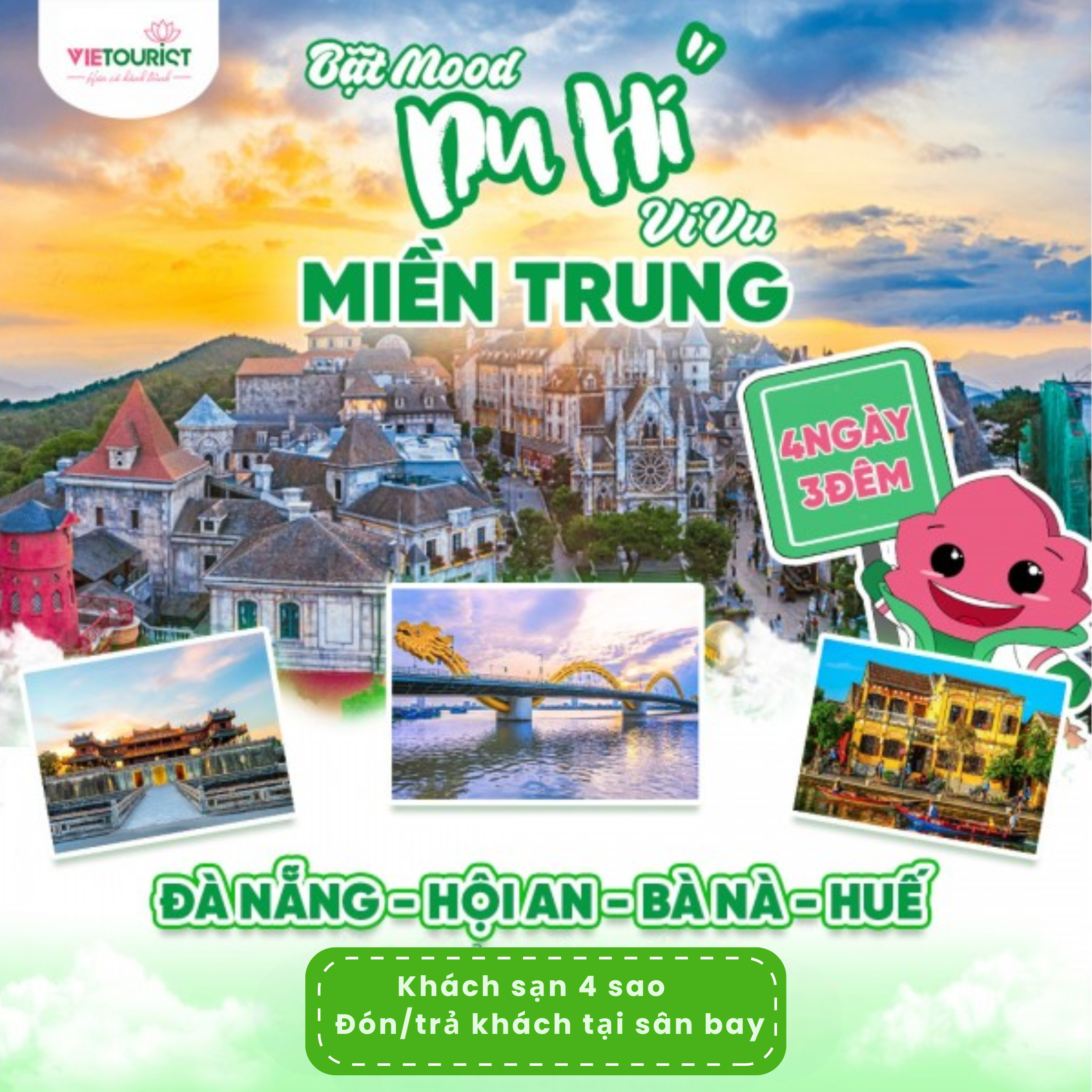 TOUR DU LỊCH ĐÀ NẴNG 4 NGÀY 3 ĐÊM