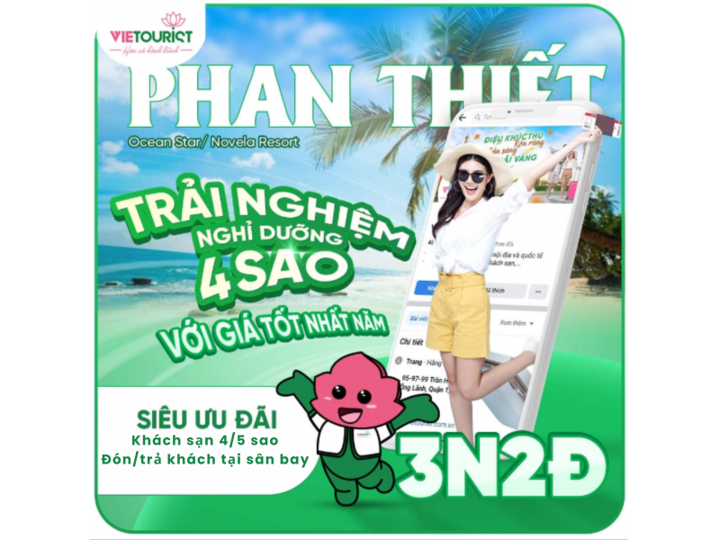 TOUR DU LỊCH PHAN THIẾT - MŨI NÉ 3 NGÀY 2 ĐÊM