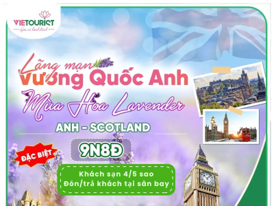 TOUR DU LỊCH VƯƠNG QUỐC ANH